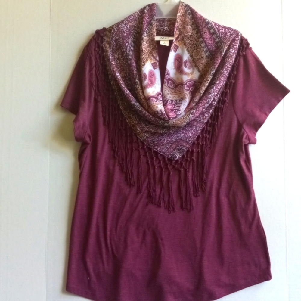 2PC SCARF/ TOP